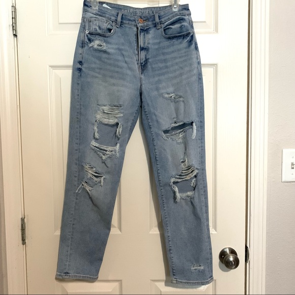American eagle distressed jeans size 6 - Picture 2 of 14